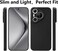Huawei Pura 70 Pro Case, Scratch Resistant Soft TPU Back Cover Shockproof Silicone Gel Rubber Bumper Anti-Fingerprints Full-Body Protective Case Cover for Huawei Pura 70 Pro/Pura 70 Pro+ (Black)