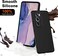 Case for Oppo Reno12 Pro 5G, Liquid Gel Rubber Bumper Case with Soft Microfiber Lining Cushion Slim Hard Shell Shockproof Protective Cover for Reno 12 Pro 2024 (Black)