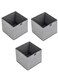 3 Pack 29L Storage Bags, Clothes Storage Bins Foldable Space-saving Closet Organizers Travel Garment Storage Underbed Containers Clothes Organizer 30*30*30cm Grey