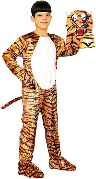 Fancy Land Tiger Costume For Kids (4-5 Years)