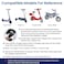 Cggxjp Electric Scooter Charger For Razor E300, E200, E100, Pr200, Mx350, Dirt Quad, Pocket Mod, Sports Go Kart Connector - 3-Prong Inline Female Battery Power Cord 24V 1500Ma Adapter Cable