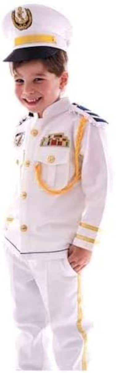 Captain Sailor Costume Kids, Navy Marine Admiral