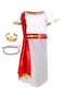 Fancy Land Roman Girl Costume For Girls (6-7 Years)