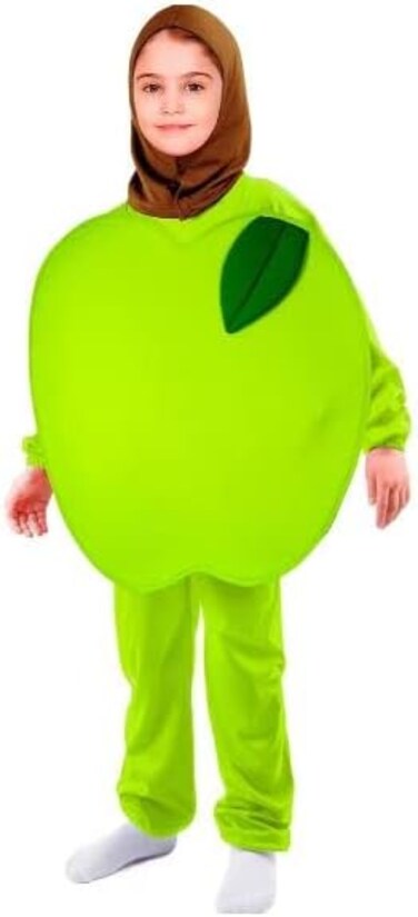 Green Apple Costume For Kids Fancy Dress