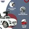 عربة أطفال Lovely Baby SLS AMG، وزنها 332 رطلاً، لونها أبيض