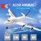 طائرة GoolRC Wltoys Xk A150 إيرباص B747 نموذجية تعمل بالتحكم عن بعد، ذات جناح ثابت، 3 قنوات، بتردد 2.4 جيجا هرتز، جاهزة للطيران.