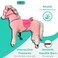 Lovely Baby Ride On Horse Lb J001 For Kids Riding Toys Action Pony Large Mechanical To Bounce Up and Down Move Children 4-12 Years (Pink)