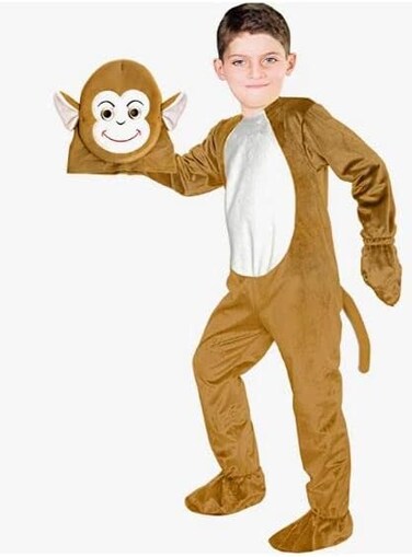Monkey Costume For Kids, Fancy Dress