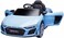 Colorland- Licensed Audi Battery Operated Car For Kids, Ride On Toys Kids Car with Leather Seat, Music &amp; Light , Baby Big Electric Car , Battery Car For Kids To Drive 2 To 6 Years Boys Girls ( Blue )