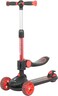 Lovely Baby 2 In 1 Scooters For Kids Lb 8133,Toddler Scooter For Ages 2-7, Kids Scooter, Kick Scooter with Foldable Seat,3 Wheel Scooter and Adjustble Height For Boys/Girls (Black)