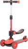 Lovely Baby 2 In 1 Scooters For Kids Lb 8133,Toddler Scooter For Ages 2-7, Kids Scooter, Kick Scooter with Foldable Seat,3 Wheel Scooter and Adjustble Height For Boys/Girls (Red)