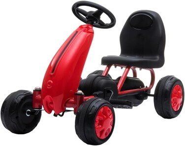 سيارة بدواسة للأطفال من لوفلي بيبي كيدز LB 6200 (حمراء)