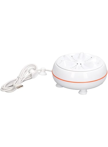 Mini Ultrasonic Turbine Washing Machine, Portable Mini Ultrasonic Washer for Home, 50 Seconds Reverse Clean Circle High Strength Torque Pulsator, Business, Travel, College Room, RV, Apartment