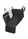 Youngshion Non-slip Waterproof Dog Car Back Seat Cover Scratch Proof Pet Protector Hammock with Mesh Window and 2 Storage Bags