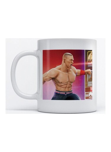 Mug John Cena WWE for Coffee and Tea White 350ml
