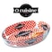 Ocuisine 1.6L Oval Roaster - French-Made Borosilicate Glass, Oven Safe, Even Heat Distribution