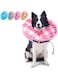 Inflatable Dog Cone Collar for Small Medium Large Dogs, Soft Recovery E Collars Alternative After Surgery Neck Donut (Pink, M)