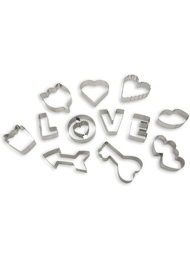 Handstand Kitchen Baked with Love 12-piece Cookie Cutter Assortment