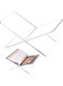 SATTAR Acrylic Quran &amp; Book Holder &ndash; Elegant X-Shaped Transparent Stand, Premium Quality for Quran and Book Display, Ideal for Daily Recitation, Reading, and Ramadan Gifts