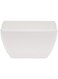 Verona Melamine Lullaby Curved Bowl, White - 13 cm