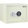 Rubik Safe Box, Large A4 Documents Size Security Locker with Digital Keypad and Key Lock for Cash Jewelry Passports Home Office (Size 30x38x30cm) Off White