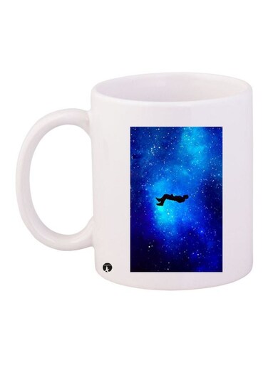 Starry Sky Printed Coffee Mug White/Blue/Black