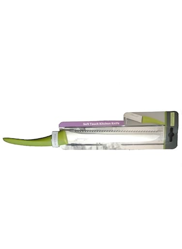 Harmony 8 Inch Bread Knife With Green Handle