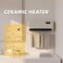 Ceramic Wall Mounted Space Heater with Towel Rack, Fast Heating, Timer, Overheat Protection