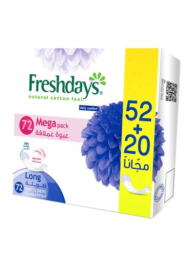 Long 52+20 Pads Free Multicolour