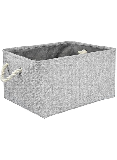 N\B Closet Storage Bin Basket, Foldable Fabric Storage Box (M)