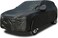 Car Cover Waterproof All Weather, Outdoor SUV Car Covers for Automobiles, Hail UV Snow Wind Dust Protection, 210D Breathable Material Universal Full Car Cover for SUV (191"-205")