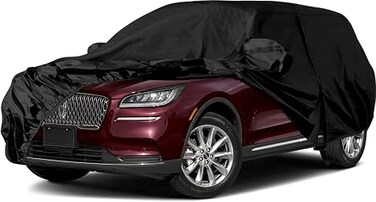 Waterproof Car Covers Replace for 2015-2024 Lincoln MKC/Corsair, 6 Layers All Weather Car Cover with Zipper Door &amp; Windproof Bands for Snow Rain Dust Hail Protection (MKC)