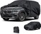 Full Car Cover for B-M X5 2019-2025 All-Weather 210D Oxford Cloth Sliver Double Layer of With Cotton Waterproof Windproof UV Protection Zipper Door Dustproof B-M X5 Car Covers