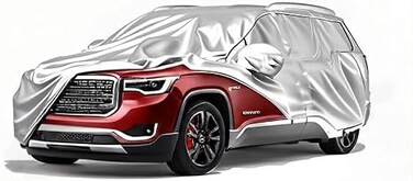 Five-Layer All-Weather Waterproof Car Cover for GMC Acadia - Protect The car Paint.Car Covers for Automobiles &amp; Car Snow Cover - Full Exterior Covers,with a Free Storage Bag. (2017-2023)