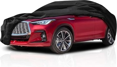 6-Layer Luxury SUV Car Cover for Infiniti QX55 (2021&ndash;2026) &ndash; Waterproof, Windproof, UV-Resistant All-Weather Indoor/Outdoor Protection Zipper Access