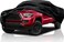 Waterproof Land Cruiser Prado Car Covers, 2010-2024, Heavy Duty Dual Layer, All Weather, Snow Rain Dust Hail Protection, Left &amp; Trunk Door Zipper