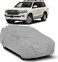 Presents Quality Water Resistant Car Cover for Toyota Land Cruiser with Triple Stitched Fully Elastic Ultra Surface Body Protection (Silver with Mirror Pocket)