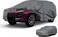 All Weather Premium Lightweight 6-Layers Protective Car Cover 210T Compatible with 2025-2026 Jetour G700 - Left Driver Side Door Zipper, Security Lock and Mirror Pockets
