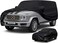 Black Premium All Weather 6-Layers Car Cover 210T Compatible with Mercedes-Benz G-class 2019-2026 - Left Door Zipper,