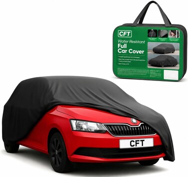 Breathable Car Cover - [Black] Medium, Universal Fit Automobile Protection Sheet