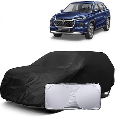 Car Body Cover Compatible Mirror Bag, Triple Stitched Bottom, Elastic, Water Resistant, UV Protection and Dustproof (Suzuki Vitara Brezza)
