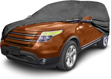 SUV Cover Fits Full Size SUVs up to 210 inches, UD-2 - (Polypropylene, Black)
