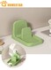 Spoon Rest with Pot Lid Holder for Kitchen Counter, Spatula Spoon Fork Holder for Cooking, Green