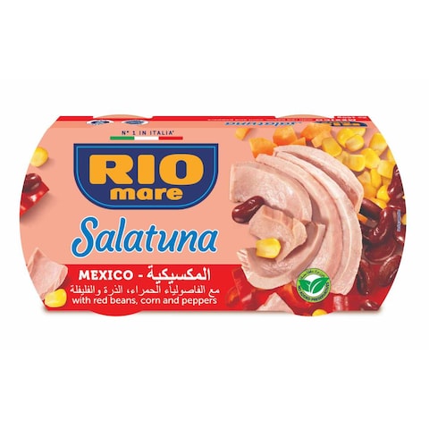 Rio Mare Salatuna Mexico With Red Beans Corn And Peppers 160g Pack of 2