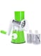 Dubai Gallery 3 In 1 Round Veggie Chopper Green 26X12X24Cm