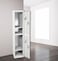 INFINI HOMES 2 Tier Metal Steel Storage Locker Cabinet with Plastic Handle (Grey, 45L X 40W X 183H, 2 Door)