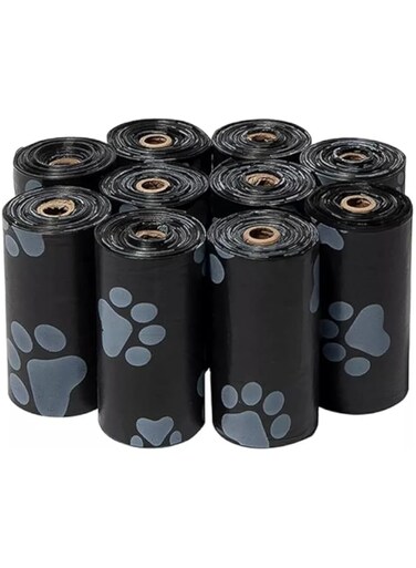 ELITEUSNOW 10 Rolls Of 15Pcs Each Dog Poop Bags with Dispenser and Leash Clip - Durable, Leak-Proof Pet Waste Bags For Dogs &amp; Cats