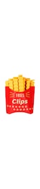 12 PCS French Fry Shaped Plastic Sealing Clips, Magnetically Attachable and Suitable for Refrigerators, for Moisture Proof Sealing of Kitchen Food and Snacks, with Upgraded Plastic Storage Case