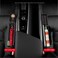 Car Seat Gap Filler with Charging Port (Support QC &amp; PD) and Cigarettte lighter , Car Seat Storage Box with Fast Charging - Orange