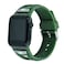 أشرطة ساعة من مطاط السيليكون مقاس 49 ملم لساعة أبل باللون الأخضر الداكن